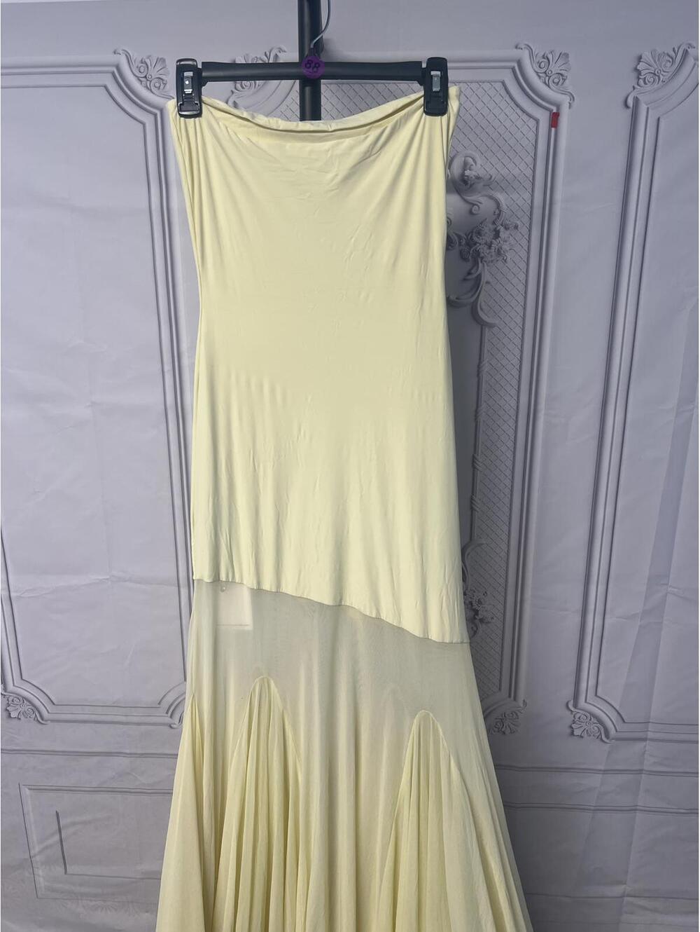 Deme by Gabriella Dahlia Gown in Butter Yellow - Picture 5 of 9